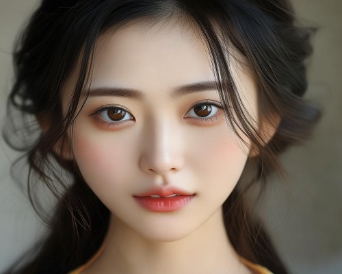 混血感鼻型，用线条勾勒出独特的艺术魅力
