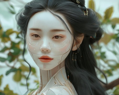 自然与艺术的完美融合，面部轮廓协调的艺术与科学